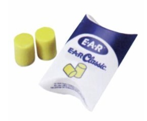 AEACLASSIC EAR YELLOW CYLINDER DISPOSIBLE EARPLUGS - 200/BX