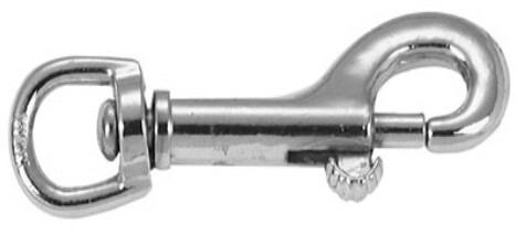 COV225-1/2 1/2" SWIVEL ROUND EYE BOLT SNAP ZINC PLATED