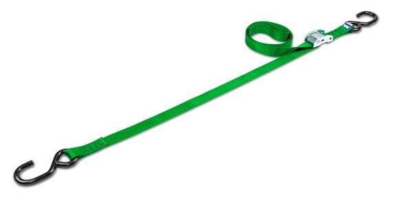 MAC115010-G 1" X 10' CAM BUCKLE PULL STRAP UTCB-10 GREEN