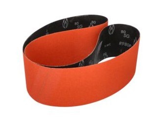NOR69957345099 4" X 60" BLAZE CLOTH NARROW BENCHSTAND BELT R980P CA 80 GRIT