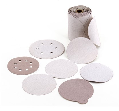 PSA500X080/ROLL 5" A/O GOLD PSA DISC 80 GRIT 100/ROLL