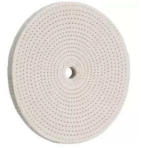 SHOD2504 6" X 1/2" ARBOR HOLE SPIRAL SEWN BUFFING WHEEL 40PLY