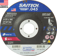 4 1/2&quot; X .045 X 7/8&quot; TYPE 27 FAST CUT/LONG LIFE CUTTING WHEEL