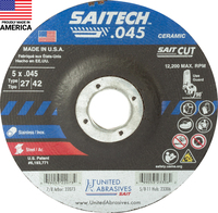 5&quot; X .045 X 7/8&quot; SAITECH CUTTING FAST/LONG CUTTING WHEEL