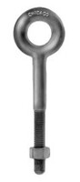 3/8 X 3 FORGED EYE BOLT NO SHOULDER WITH NUT HDG