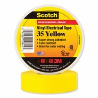 3/4 X 66 FT YELLOW VINYL COLOR CODING TAPE