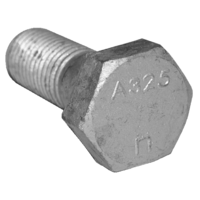 1-8 X 2 A325 HEAVY HEX STRUCTURAL BOLT TYPE 1 HDG