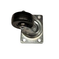 2 1/2 X 1 1/16 HARD RUBBER SWIVEL CASTER 175LB CAPACITY