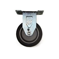 3 1/2 X 1 1/4 THERMO PLASTIC RUBBER RIGID CASTER 250LB CAPACITY
