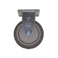 5 X 1 1/4 THERMO PLASTIC RUBBER RIGID CASTER 300LB CAPACITY