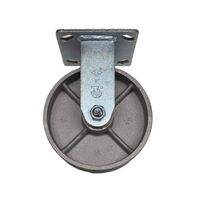 6 X 2 CAST IRON RIGID CASTER 1200LB CAPACITY