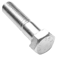 1-8 X 10 HEX BOLT A307 GRADE A ZINC PLATED