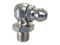 1/4-18 PTF 90&#186; GREASE ZERK FITTING - STEEL CLEAR ZINC TRIVALENT
