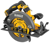 FLEXVOLT 60V MAX BRUSHLESS 7 1/4&quot; CORDLESS CIRCULAR SAW WITH BRAKE (TOOL ONLY)