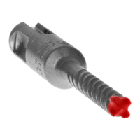 3/16" X 4" X 6" REBAR DEMON SDS-PLUS 4-CUTTER FULL CARBIDE HEAD HAMMER DRILL BIT