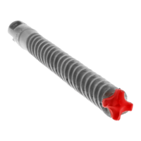 7/16" X 10" X 12" REBAR DEMON SDS-PLUS 4-CUTTER FULL CARBIDE HEAD HAMMER DRILL BIT