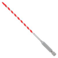 5/32" X 6" X 3" RED GRANITE PLUS CARBIDE-TIPPED HAMMER DRILL BIT 1/4" HEX DRIVE