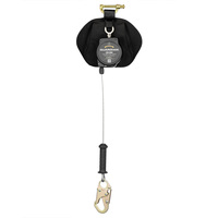 GUARDIAN CR3 8&#39; CLASS-2 SELF-RETRACTING LIFELINE WITH STEEL SNAP HOOKS -