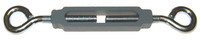 3/8&quot; X 7 3/4&quot; OAL CLOSED EYE TO EYE ALUMINUM BODY TURNBUCKLE SS
