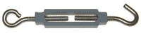 3/16&quot; X 4&quot; OAL CLOSED HOOK TO EYE ALUMINUM BODY TURNBUCKLE SS