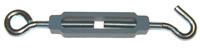 5/16&quot; X 6 1/2&quot; OAL CLOSED HOOK TO EYE ALUMINUM BODY TURNBUCKLE ZINC PLATED