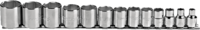 13PC 3/8&quot; DRIVE SOCKET SET - 6 POINT