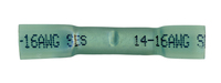 16-14 AWG BLUE POLYOLEFIN CRIMP &amp; HEAT SHRINK BUTT CONNECTOR