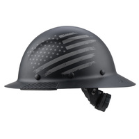 LIFT DAX PATRIOT FULL BRIM FIBER HARD HAT MATTE BLACK