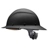 DAX CARBON FIBER FULL BRIM HARD HAT - MATTE BLACK