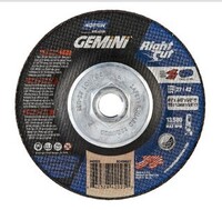 4 1/2&quot; X .045 X 5/8-11 TYPE 27/T42 A46 GEMINI RIGHTCUT TYPE CUTOFF WHEEL