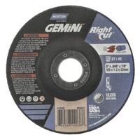 5&quot; X .045 X 7/8&quot;TYPE TYPE 27/42 A46 GEMINI RIGHTCUT  CUTOFF WHEEL