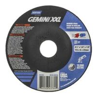 4 1/2&quot; X 1/4&quot; X 7/8&quot; TYPE 27 GEMINI GRINDING WHEEL