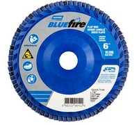 6&quot; X 7/8&quot; BLUEFIRE QUICK TRIM TYPE 27 FLAP DISC 40 GRIT