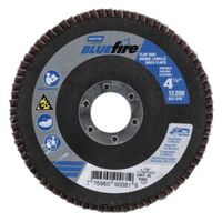 4 1/2&quot; X 7/8&quot; BLUEFIRE R884P HIGH DENSITY T27 FLAT FLAP DISC 36 GRIT