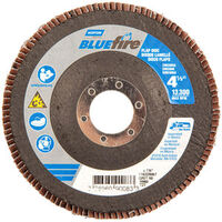 4 1/2&quot; X 7/8&quot; BLUEFIRE R884P HIGH DENSITY T27 FLAT FLAP DISC 60 GRIT
