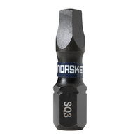 #3 X 1&quot; SQUARE RECESS IMPACT BIT