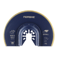 3 3/8&quot; SEGMENTED WOOD &amp; METAL FLUSH CUT OSCILLATING BLADE TITANIUM