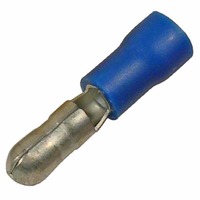 16-14 AWG .157 BULLET BLUE VINYL FLARE INSULATED BULLET CONNECTOR