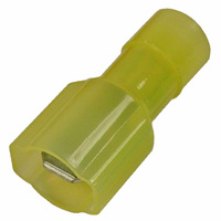 12-10 AWG NYLON .250 MALE QUICK CONNECT FULLY INSULATED 100PK