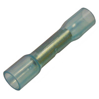 16-14 AWG BLUE HEAT SHRINK BUTT CONNECTOR - 25/PK
