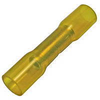 12-10 AWG YELLOW HEAT SHRINK BUTT CONNECTOR