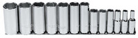 3/8 DRIVE 13 PIECE DEEP SOCKET SET  6 POINT