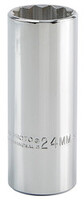 1/2 DRIVE 24MM DEEP SOCKET - 12 POINT
