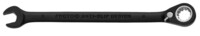 M8 BLACK CHROME COMBINATION REVERSABLE RATCHETING WRENCH - SPLINE