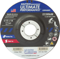 4 1/2&quot; X 1/8&quot; X 7/8&quot; TYPE 27 PIPELINE GRINDING/CUTOFF WHEEL