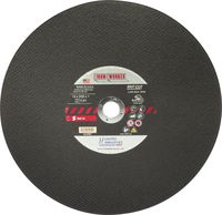 14&quot; X 3/32&quot; X 1&quot; TYPE 1 CHOP SAW CUTOFF WHEEL