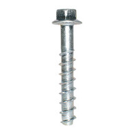 1/4&quot; X 1 7/8&quot; TITEN HEAVY DUTY SCREW ANCHOR ZINC PLATED CARBON STEEL