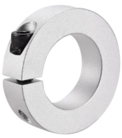 1/2" SINGLE SPLIT SET SCREW SHAFT COLLAR ALUMINUM