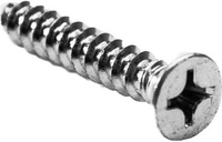 #10 X 1 PHILLIPS DRIVE FLAT HEAD TAPPING SCREW ZINC PLATED