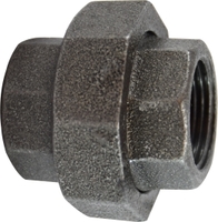 1/2&quot; BLACK MI PIPE UNION